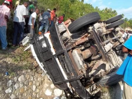 Les accidents de la route sont la deuxième raison d'accès aux services d'urgence à Port-au-Prince. 