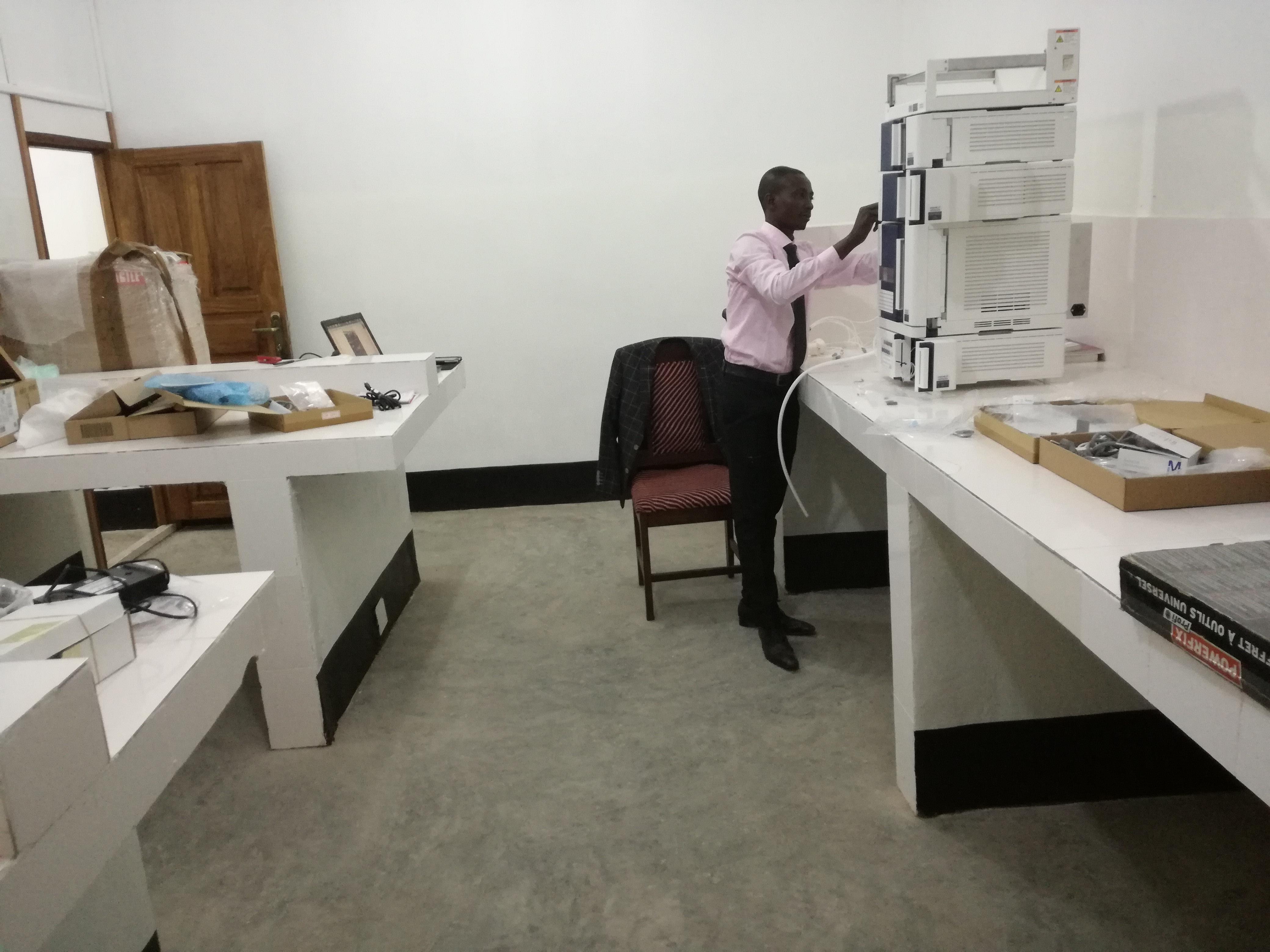 Installation des équipements à Kisangani