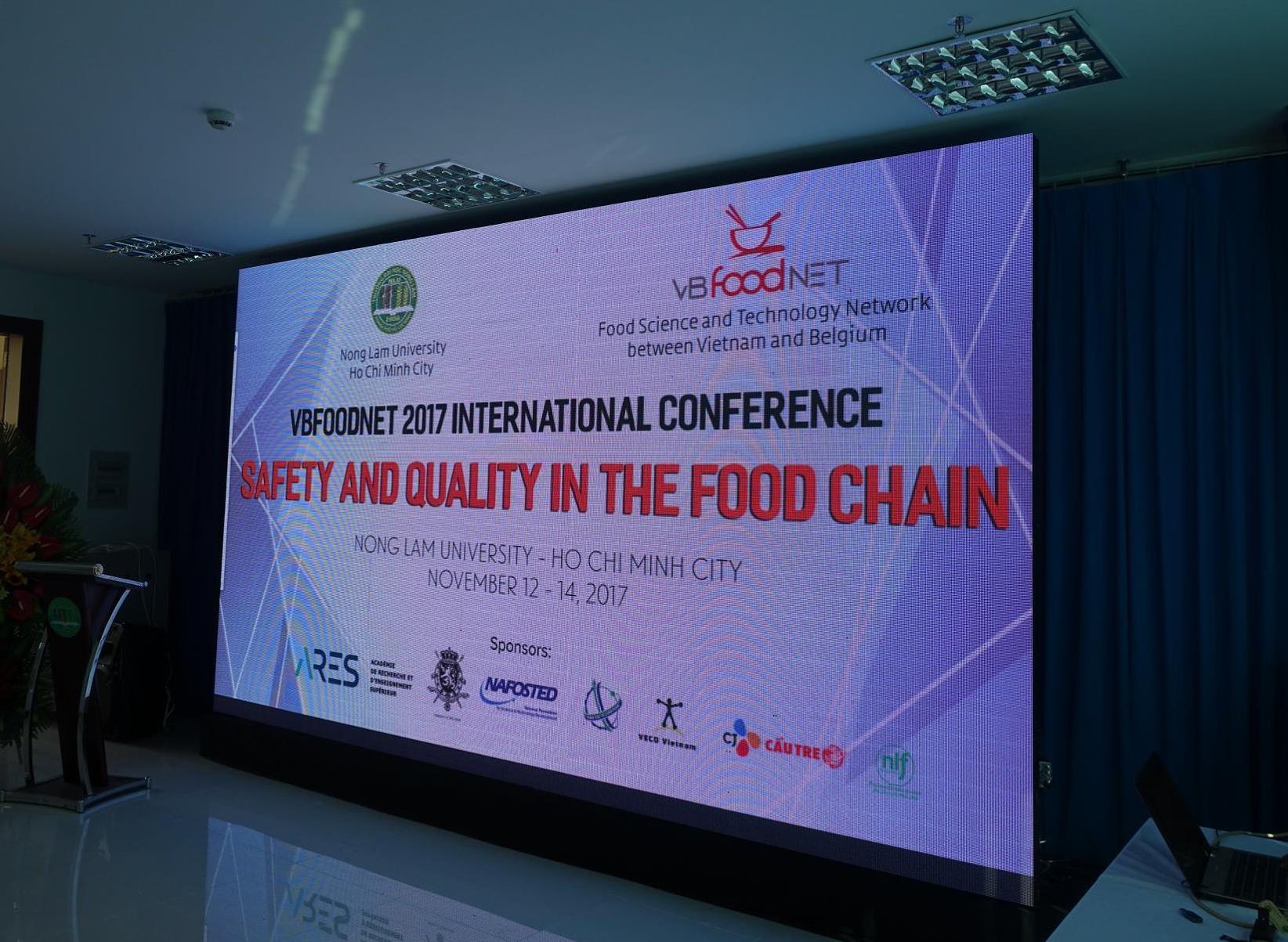 The 5th Conference of the Food Science and Technology Network between Vietnam and Belgium (VBFoodNET) took place on 13 and 14 November at Nong Lam University in Ho Chi Minh City (Photo: Rikolto)